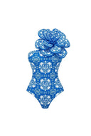 Maillot de bain à imprimé ethnique floral 3D