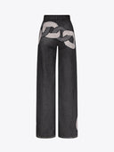Lock Ring Type Irregular Jeans Set