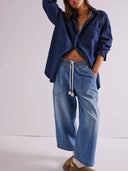 Utility-Taschen Straight Jeans