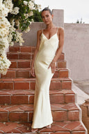 Robe longue sexy dos nu à queue de poisson