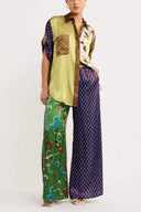Speciale Folkprint Losse Wijde Broek-Set