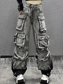 Blugi Paratrooper Cargo cu Gradient