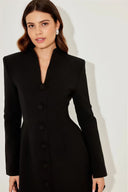 Abito Mini Blazer Urban Chic con Scollo a V