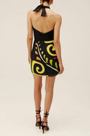 Veneta Backless Halter Mini Dress