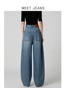 Designer høytlivs buede jeans