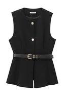 Urban Sleeveless Blazer & Pants Set