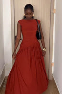 Vestido Maxi Laranja Doce