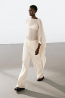 Chiffon Lätt Flytande Cape-topp