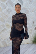 Maxišaty Midnight Lace Dream