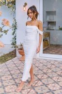 Kylie maxi šaty - bílé