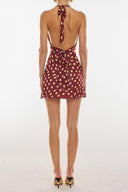 Lycra Polka Dot Minikleid