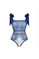Boho Print Én-Delt Badedragt