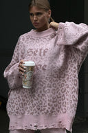 Oversize Streetwear Pullover mit Used-Look