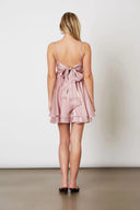 Hohler Rüschensaum Mini Slip Minikleid