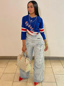 Jeans im Streetstyle mit hoher Taille