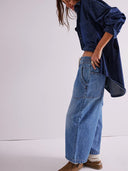 Utility-Taschen Straight Jeans