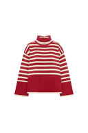 Rullekrave Stribet Sweater