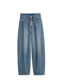 Designer høytlivs buede jeans