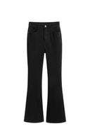 Sorte slanke flare jeans