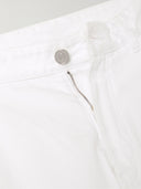 Rüschige Mid-Rise Weite Jeans