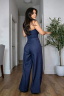 Elegant V-hals fantasimalet blomsterprint festkjole maxi
