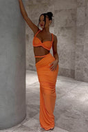 Sea Breeze Boyun Bağlamalı Bikini ve Etek Takımı