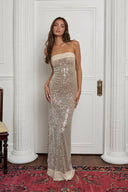 Soft Sequin Maxi Dress