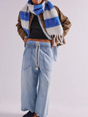 Utility-Taschen Straight Jeans