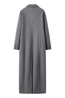 Městský oversized vlněný kabát na míru