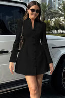 Abito Mini Blazer Urban Chic con Scollo a V