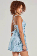 Vestido Mini de Lantejoulas Glam Night com Alças