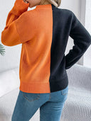 Spøgelse mønster langærmet crewneck sweater