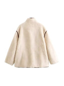 Jacke mit kurzem Flor