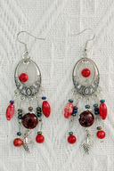 Brincos Longos com Franjas Turquesa Liga Brincos Decorativos Femininos