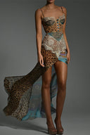 Whispers of the Wild – Waist-Tied Maxi Dress