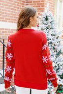 Crewneck casual broderet julemand sweater
