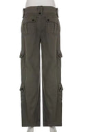 Retro street style denimbukser med lommer