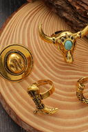 Bague combinée western pour femme