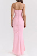Romola Aplike Maxi Elbise