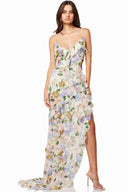 Spring Summer Off-Shoulder Organza Dress