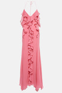 Pink Mist Rose Maxi Kjole