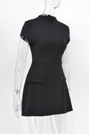 Thea Minikleid - Schwarz