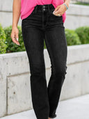 Vintage Skinny Denim mit rohem Saum