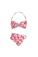 Conjunto de Biquíni Estampado com Decote Halter