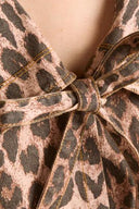 Leopardenmuster Minikleid