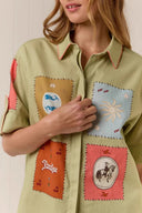 Conjunto de Camisa e Calções em Linho Temperamento