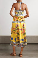 Robe midi décontractée sans bretelles