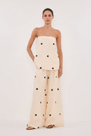 Ensemble pantalon à pois