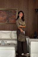 Il Completo Pantaloni Satinati Allunganti