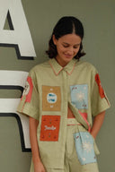 Conjunto de Camisa e Calções em Linho Temperamento